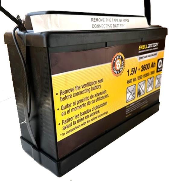 1.5V 3600Ah Zinc Air Alkaline Battery